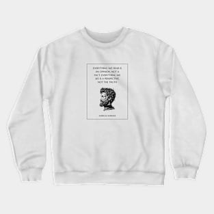 Marcus Aurelius Quote Crewneck Sweatshirt